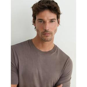 REISS Chad Cotton-Modal Crew-Neck Modern-Fit T-Shirt